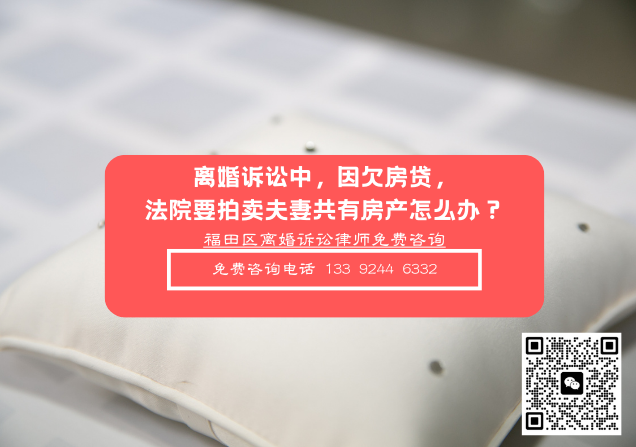 离婚法律咨询|离婚诉讼中，因欠房贷，法院要拍卖夫妻共有房产怎么办？